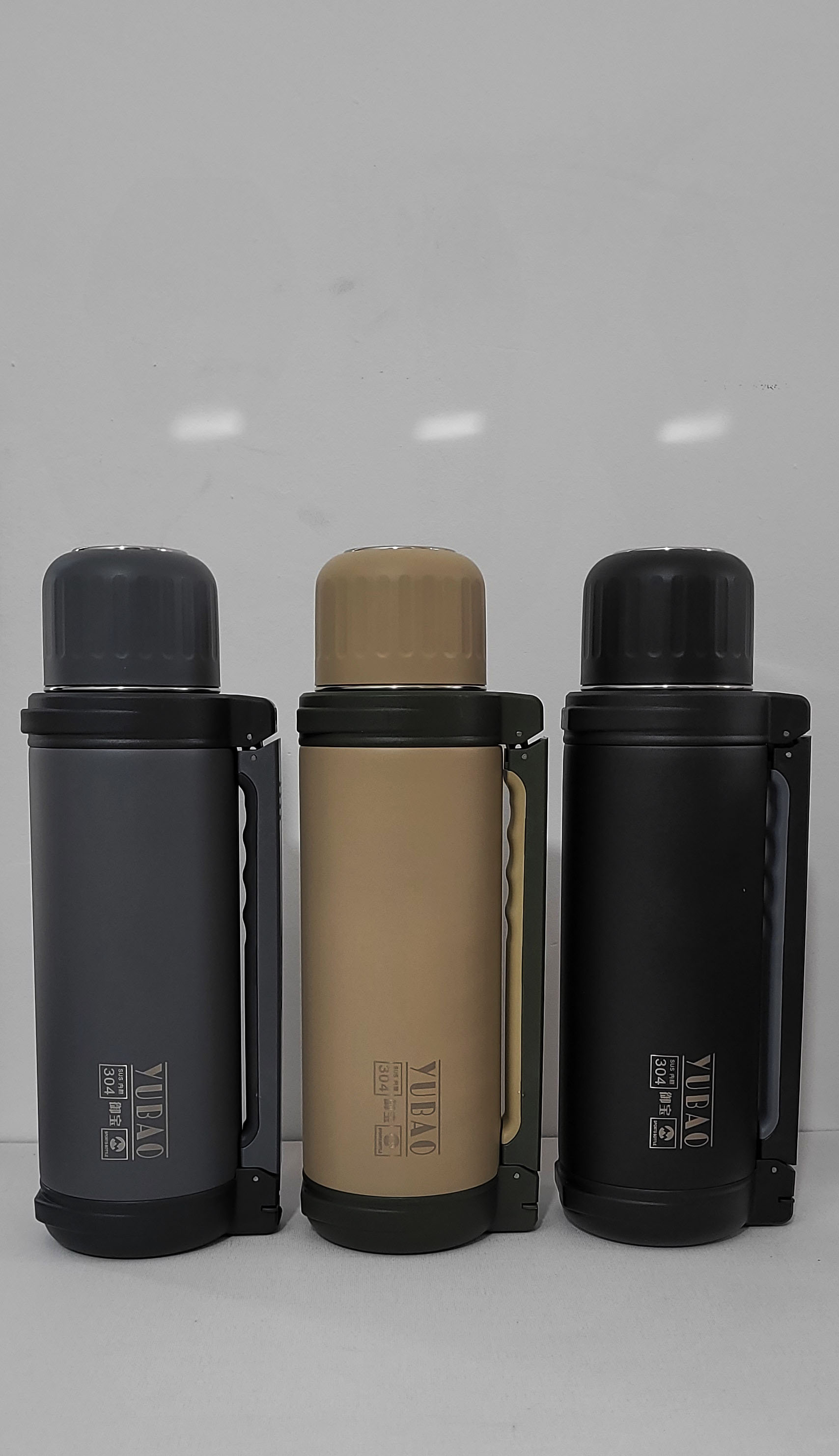 فلاسک سرد و گرم یوبائو (YUBAO) مدل YB-1800ml — استیل ۳۰۴ دوجداره عایق خلأ بنددار