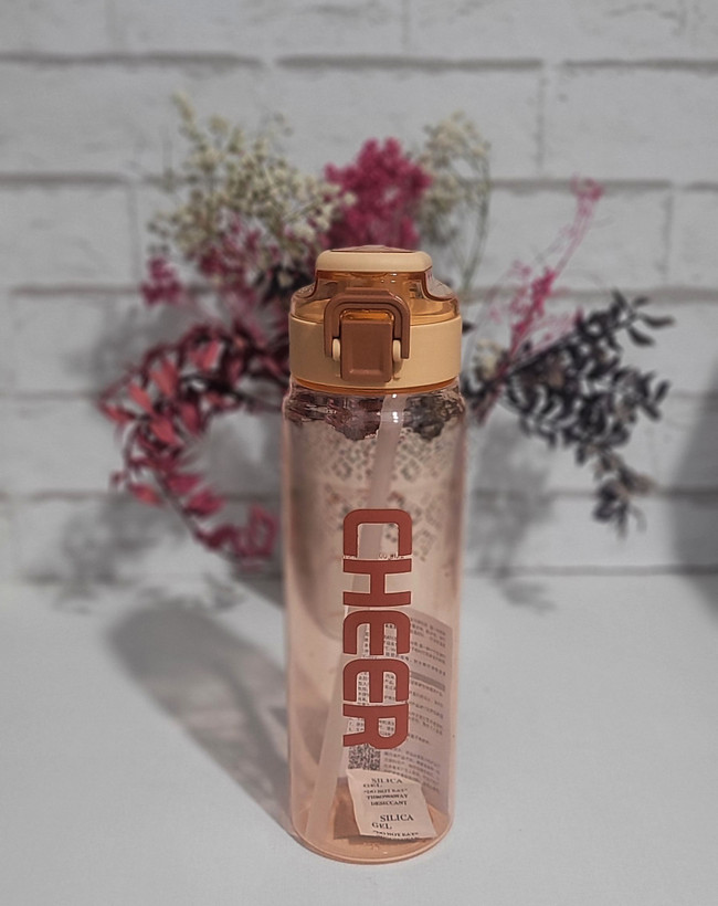 قمقمه ورزشی باشگاهی CHEER ظرفیت ۹۱۰ میلیلیتر | بطری آب نیدار درب ضامنی قفلی